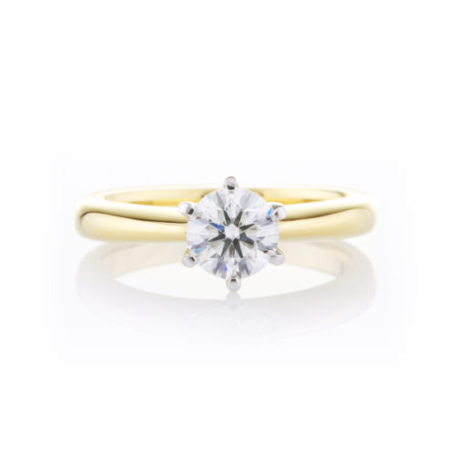 Six Claw Solitaire Ring