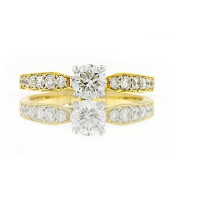 Diamond Solitaire and Shoulder