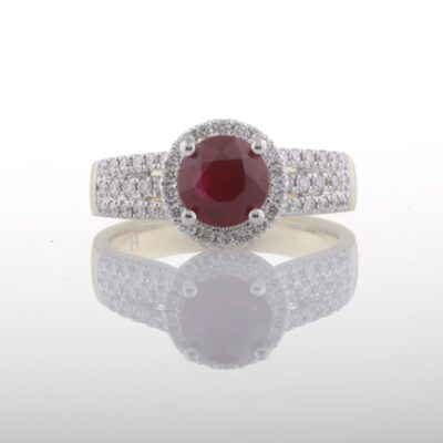 2ct Ruby Dress Ring