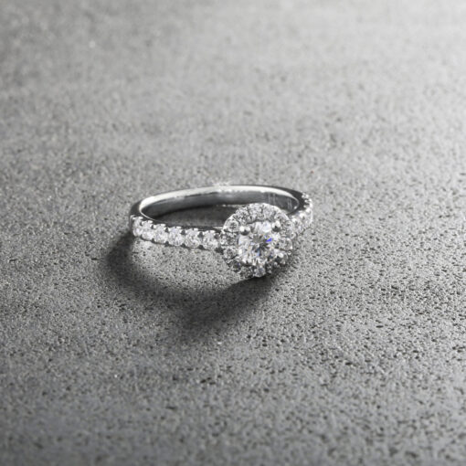 Stunning Halo Engagement Ring