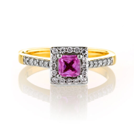 Pink Sapphire Dress Ring