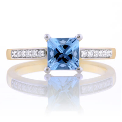 Princess Aquamarine Ring
