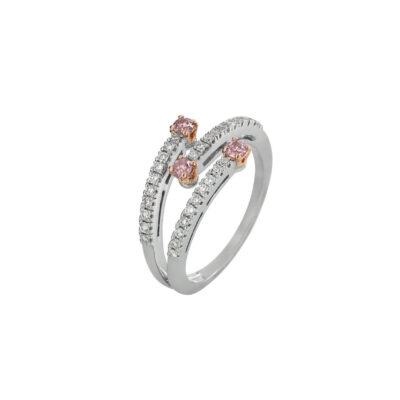 Pink Diamond Dress Ring