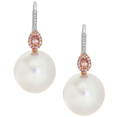 Pink Diamond and Pearl Drops
