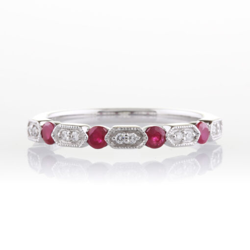 Ruby Milled Band