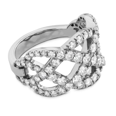 Intertwining Diamond Ring