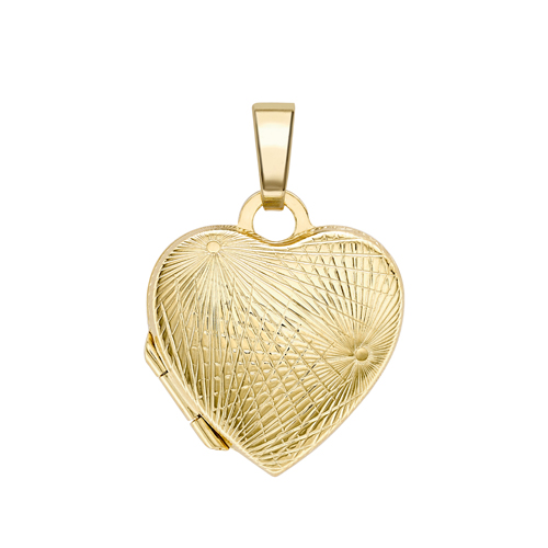 Heart shaped ray locket