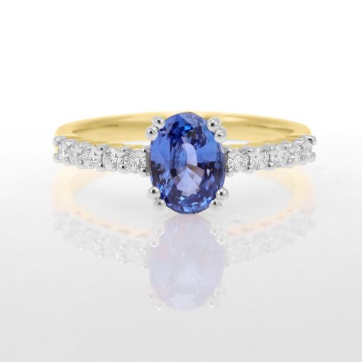 Oval Sapphire Dress Ring
