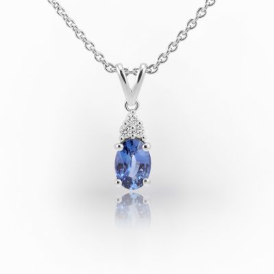 Elegant Sapphire Pendant