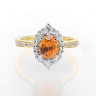 Oval Mandarin Dress Ring