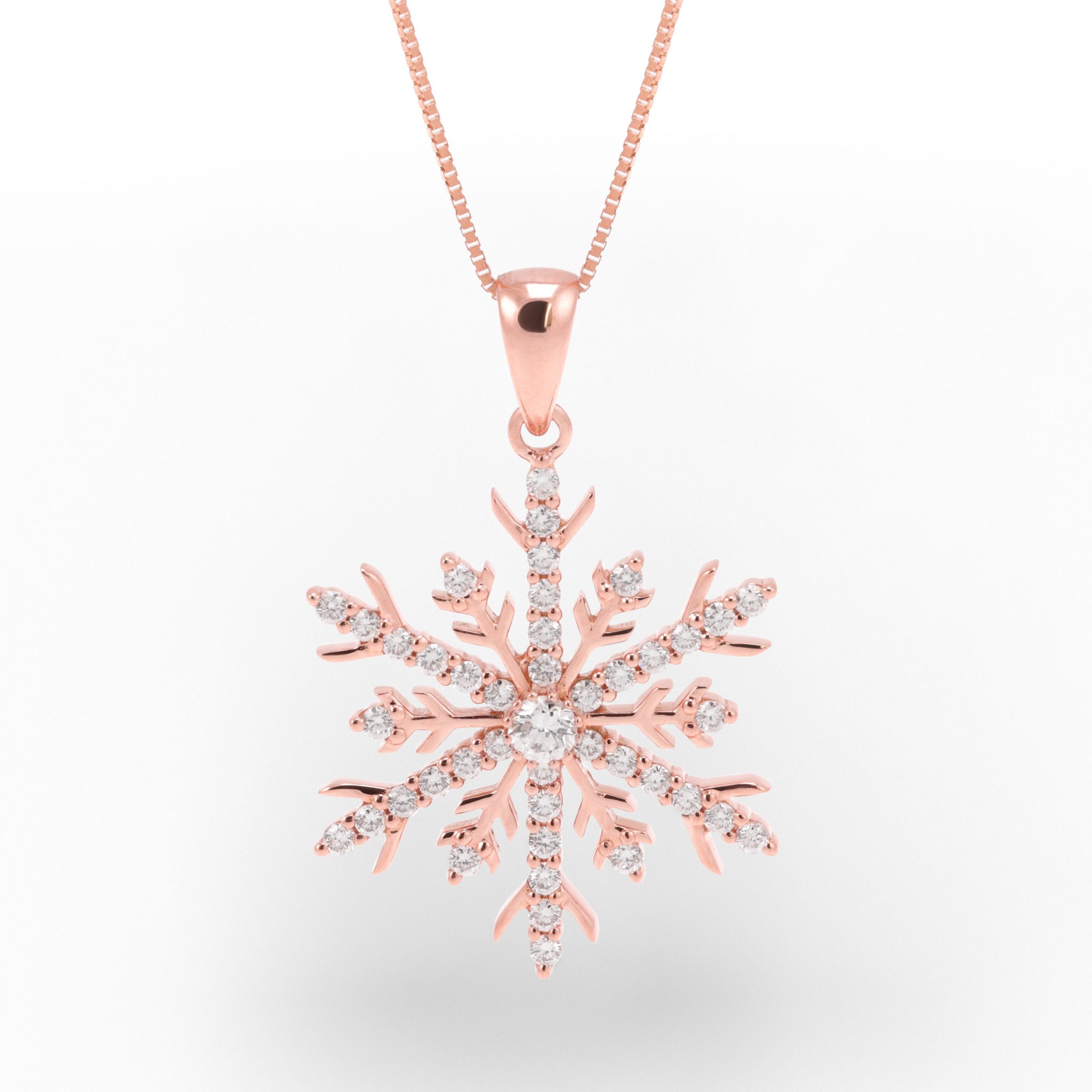 Blue Topaz Snowflake Necklace – Park City Jewelers