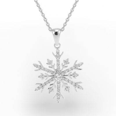 Snowflake Design Pendant