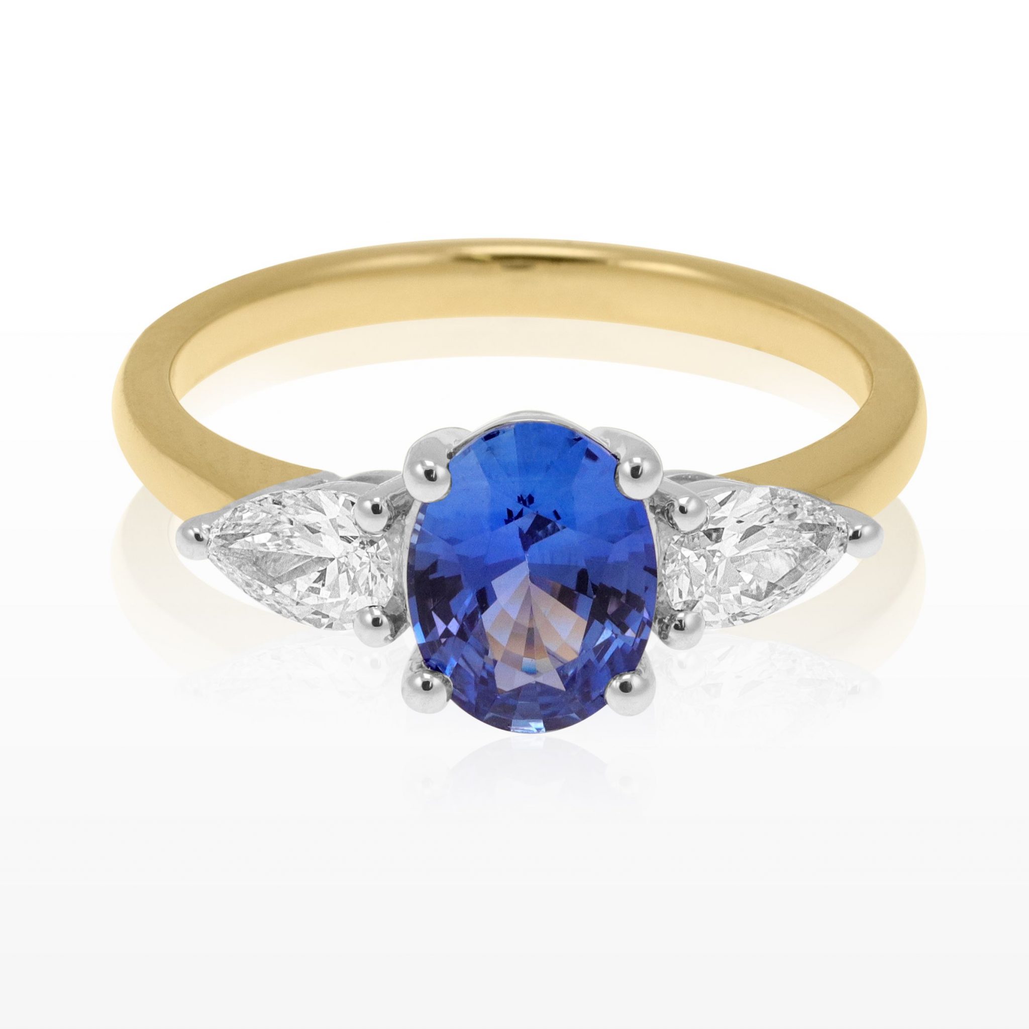 Blue Sapphire Sterling Silver Ring, Astrology Neelam Ring - Shraddha Shree  Gems